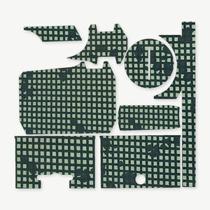Optic Wrap Kit for Holosun HS403R / HS503R - die-cut Cordura 1000D kit pieces in Desert Night Camo - Combat Textiles