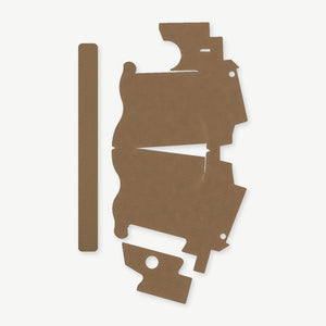 Light Wrap Kit for Streamlight TLR-7 HL-X SUB - die-cut Cordura 1000D kit pieces in Coyote - Combat Textiles