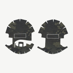 Ear Pro Wrap Kit for Sordin Supreme PRO-X / ACE Schakal - die-cut Cordura 1000D kit pieces in MultiCam Black - Combat Textiles