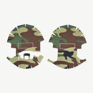 Ear Pro Wrap Kit for Sordin Supreme PRO-X / ACE Schakal - die-cut Cordura 1000D kit pieces in M81 Woodland - Combat Textiles