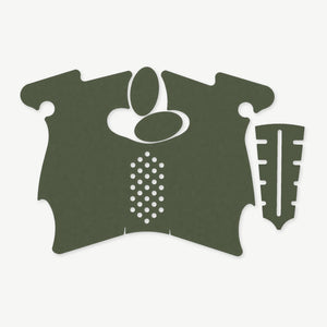 Grip Kit for Canik TP9 SF Elite - die-cut Cordura 1000D kit pieces in Ranger Green - Combat Textiles