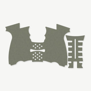 Grip Kit for HK P2000SK - die-cut Cordura 1000D kit pieces in OD Green - Combat Textiles