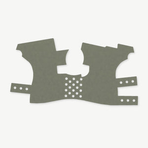Grip Kit for Ruger LCP - die-cut Cordura 1000D kit pieces in OD Green - Combat Textiles