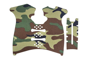 Grip Kit for Springfield XD Mod.2 (Full Size) - die-cut Cordura 1000D kit pieces in M81 Woodland - Combat Textiles