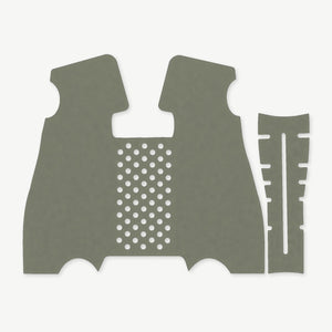 Grip Kit for BCM Mod 3 - die-cut Cordura 1000D kit pieces in OD Green - Combat Textiles