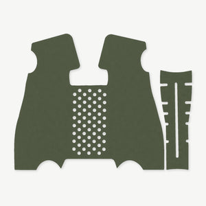 Grip Kit for BCM Mod 3 - die-cut Cordura 1000D kit pieces in Ranger Green - Combat Textiles