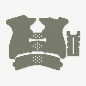 Grip Kit for Springfield XDS Mod.2 - die-cut Cordura 1000D kit pieces in OD Green - Combat Textiles