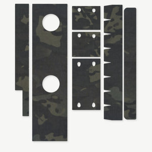 Optic Wrap Kit for Aimpoint CompM2 - die-cut Cordura 1000D kit pieces in MultiCam Black - Combat Textiles