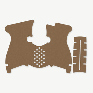 Grip Kit for Taurus GX4 - die-cut Cordura 1000D kit pieces in Coyote - Combat Textiles