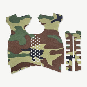 Grip Kit for Springfield XDM 9mm/.40 S&W (Full Size) - die-cut Cordura 1000D kit pieces in M81 Woodland - Combat Textiles