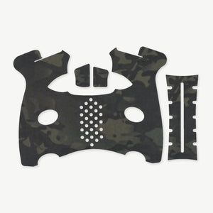 Grip Kit for FN 509M - die-cut Cordura 1000D kit pieces in MultiCam Black - Combat Textiles