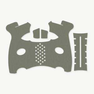 Grip Kit for FN 509M - die-cut Cordura 1000D kit pieces in OD Green - Combat Textiles