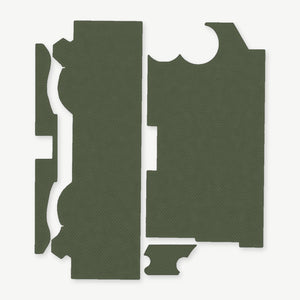 Light Wrap Kit for Streamlight TLR-1 HP-X - die-cut Cordura 1000D kit pieces in Ranger Green - Combat Textiles