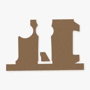 Optic Wrap Kit for Holosun ARO - die-cut Cordura 1000D kit pieces in Coyote - Combat Textiles