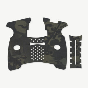 Grip Kit for FN 57 - die-cut Cordura 1000D kit pieces in MultiCam Black - Combat Textiles