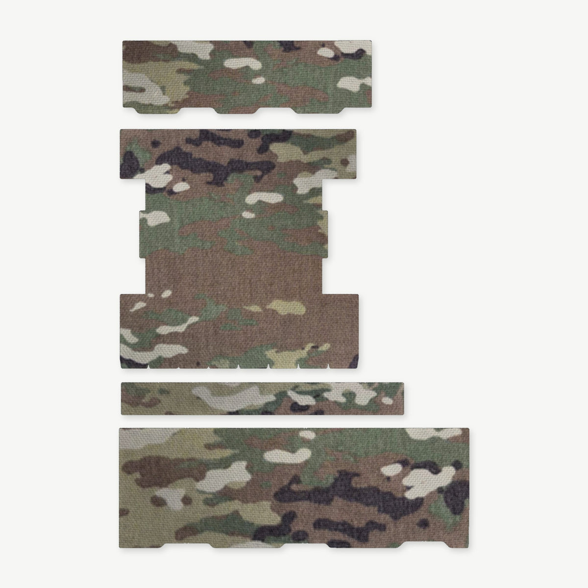 Light Wrap Kit for Streamlight ProTac Rail-Mount 2 - die-cut Cordura 1000D kit pieces in MultiCam - Combat Textiles
