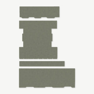 Light Wrap Kit for Streamlight ProTac Rail-Mount 2 - die-cut Cordura 1000D kit pieces in OD Green - Combat Textiles