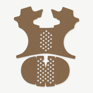 Grip Kit for Smith & Wesson CSX - die-cut Cordura 1000D kit pieces in Coyote - Combat Textiles
