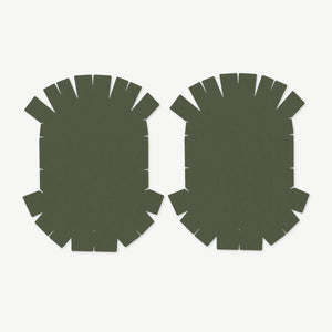 Ear Pro Wrap Kit for Walker’s Razor Slim (Passive) - die-cut Cordura 1000D kit pieces in Ranger Green - Combat Textiles