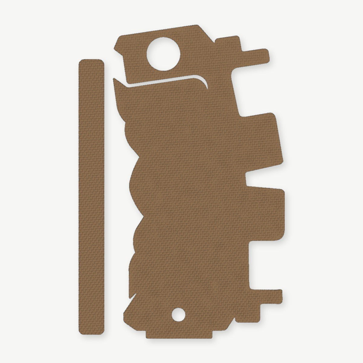 Light Wrap Kit for Streamlight TLR-7 (side switch) - die-cut Cordura 1000D kit pieces in Coyote - Combat Textiles