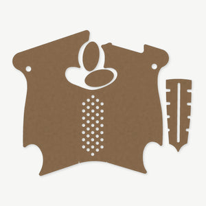 Grip Kit for Canik TP9 SA Mod.2 - die-cut Cordura 1000D kit pieces in Coyote - Combat Textiles