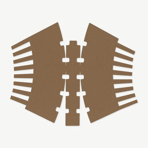 Mag Wrap Kit for Magpul PMAG 30 AK/AKM Gen 3 - die-cut Cordura 1000D kit pieces in Coyote - Combat Textiles