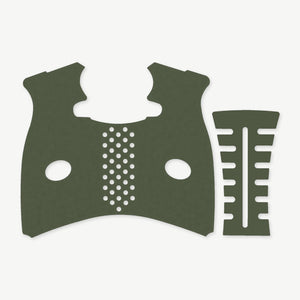 Grip Kit for FNS 9/40 Full Size - die-cut Cordura 1000D kit pieces in Ranger Green - Combat Textiles
