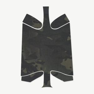 Stock Wrap Kit for Magpul SGA — Remington 870 - die-cut Cordura 1000D kit pieces in MultiCam Black - Combat Textiles