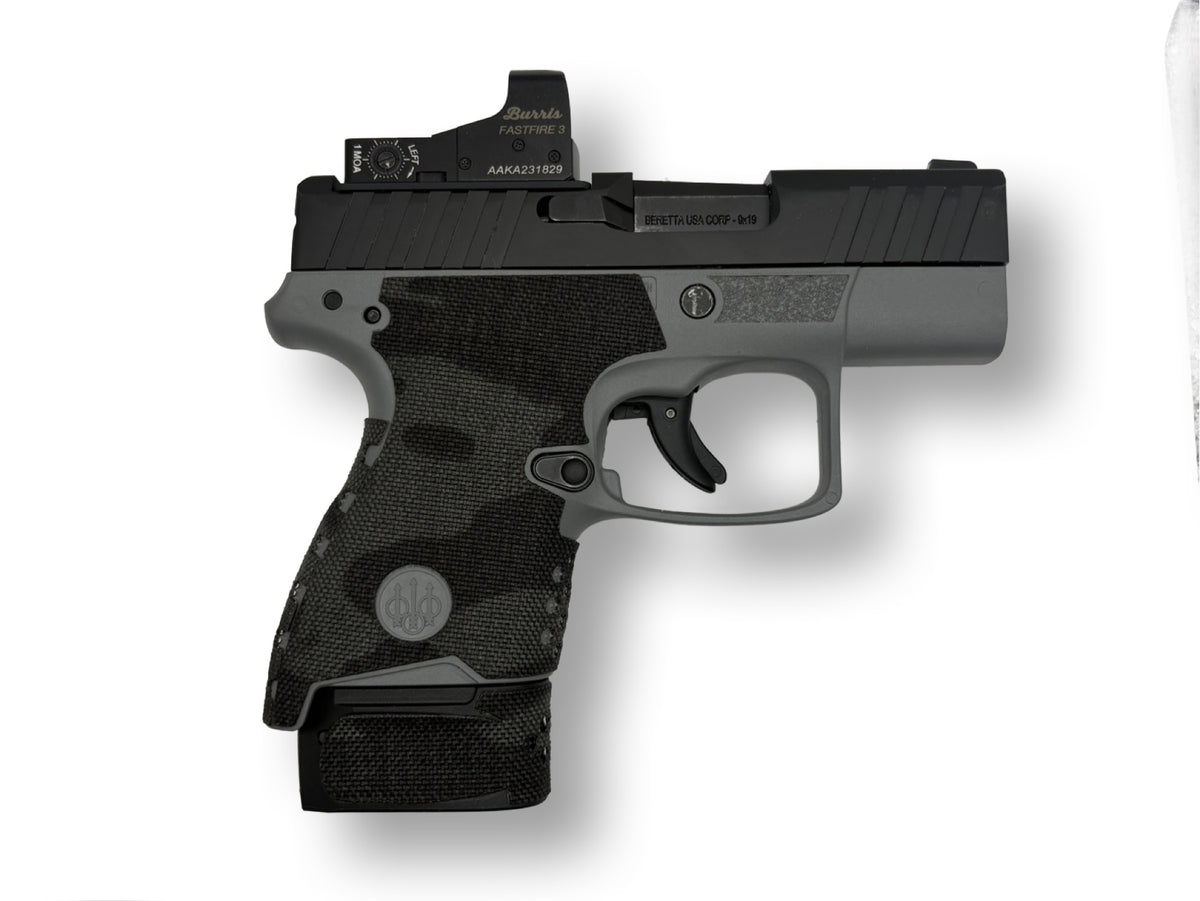 Cordura 1000D grip wrap on the Beretta APX A1 Carry — Combat Textiles