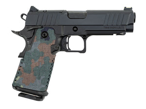 Tisas 1911 Double Stack Cordura 1000D grip wrap in Flecktarn — Combat Textiles