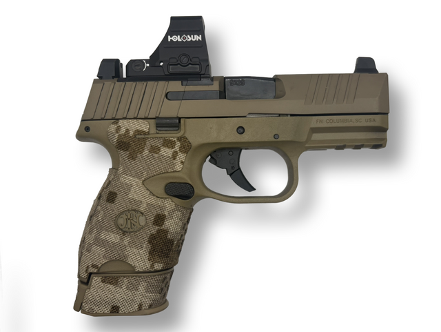 Cordura 1000D grip wrap on the FN 509 Compact — Combat Textiles