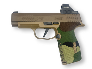 Cordura 1000D grip wrap on the SIG P365XL — Combat Textiles