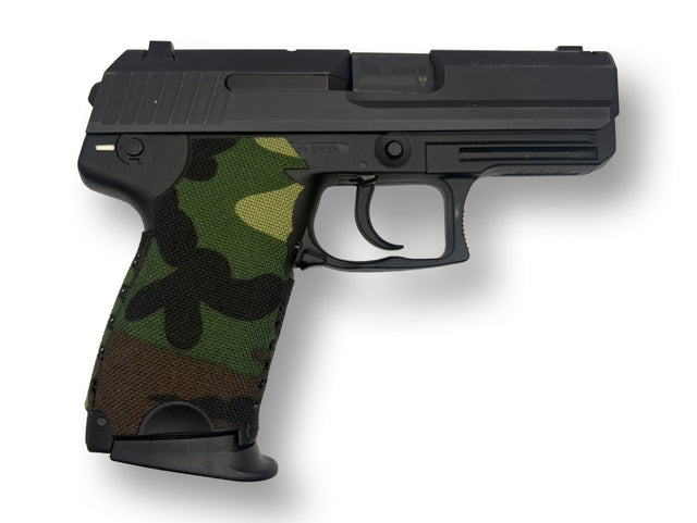 Cordura 1000D grip wrap on the HK USP Compact 9mm — Combat Textiles