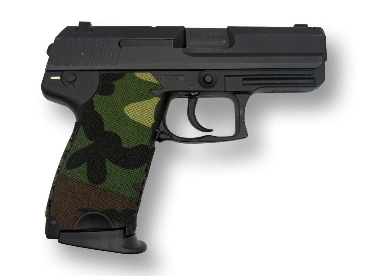 Cordura 1000D grip wrap on the HK USP Compact 9mm — Combat Textiles