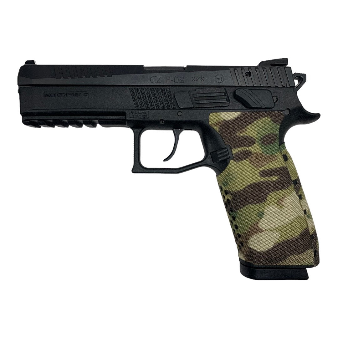 Cordura 1000D grip wrap on the CZ P-09 — Combat Textiles