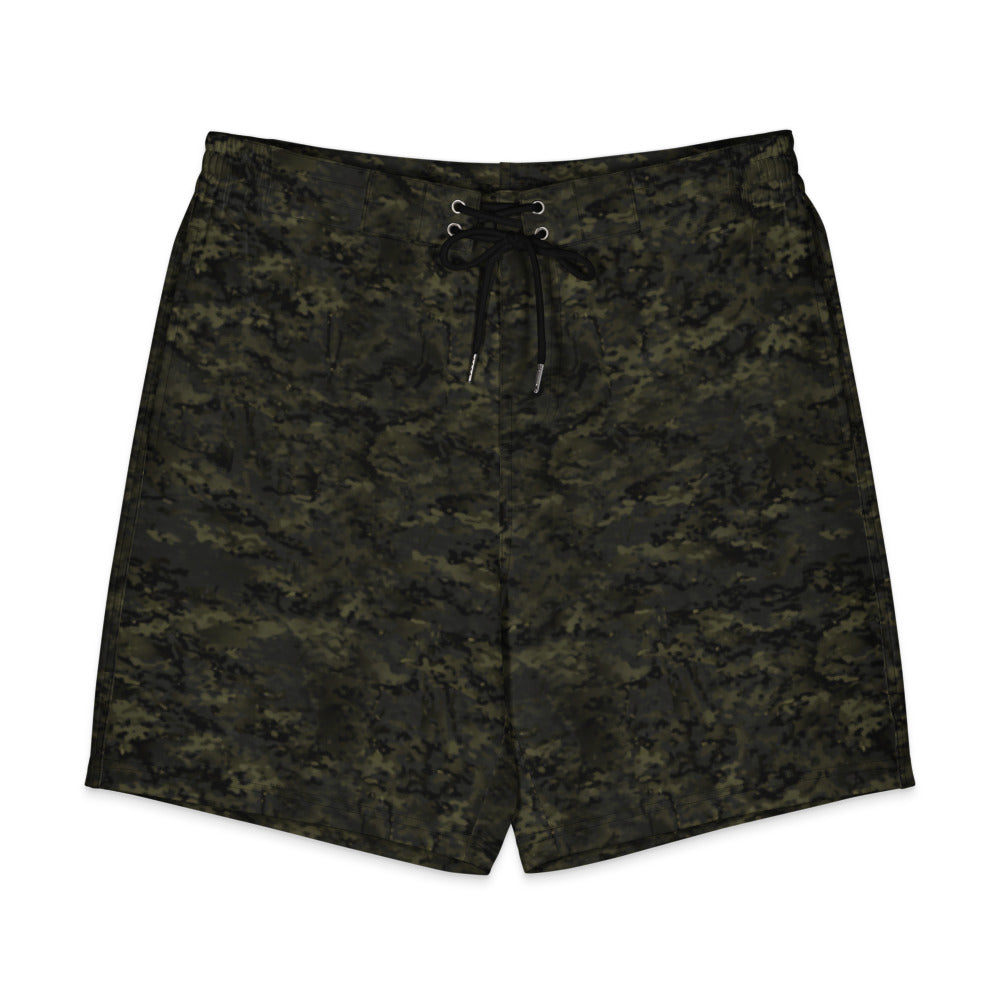 CTX Board Shorts — Camo Black, front