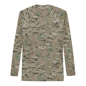 Combat Textiles Rashguard — Long Sleeve — OCP, back — Combat Textiles