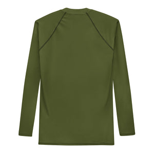 CTX Rashguard — Solid — Military Green, back
