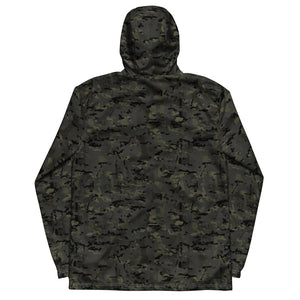 Combat Textiles Windbreaker — All-Over Camo — OCP Black, back — Combat Textiles