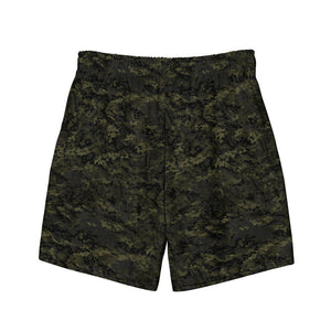 CTX Swim Trunks — Camo Black, back