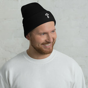 Combat Textiles Watch Cap — Black, worn, front — Combat Textiles
