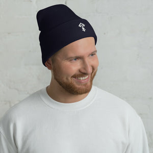 Combat Textiles Watch Cap — Navy, worn, front — Combat Textiles
