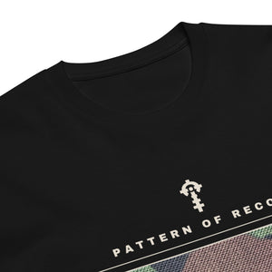 Pattern of Record Tee — No. 002 M81 Woodland, print detail — Combat Textiles