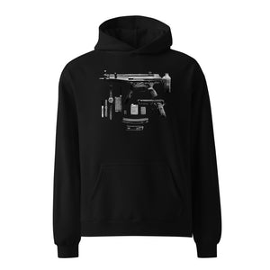 Hard Carry | Field Hoodie — Black, ghost front — Combat Textiles