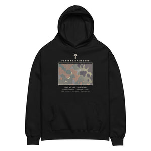 Pattern of Record Field Hoodie — Spec No. 001 Flecktarn, front