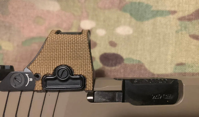 Cordura 1000D optic wrap on the Holosun 407C — Combat Textiles