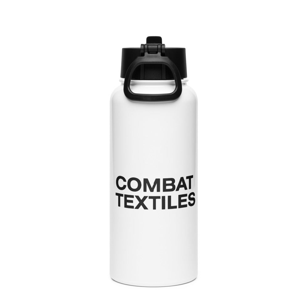 CTX Field Bottle — Combat Textiles wordmark, reverse