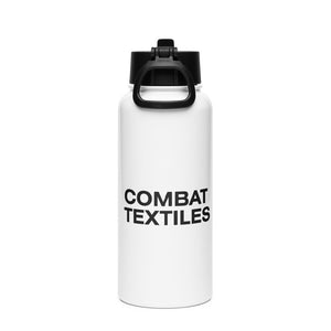 CTX Field Bottle — Combat Textiles wordmark, reverse