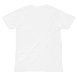 American Hardcore Tee — White, back — Combat Textiles