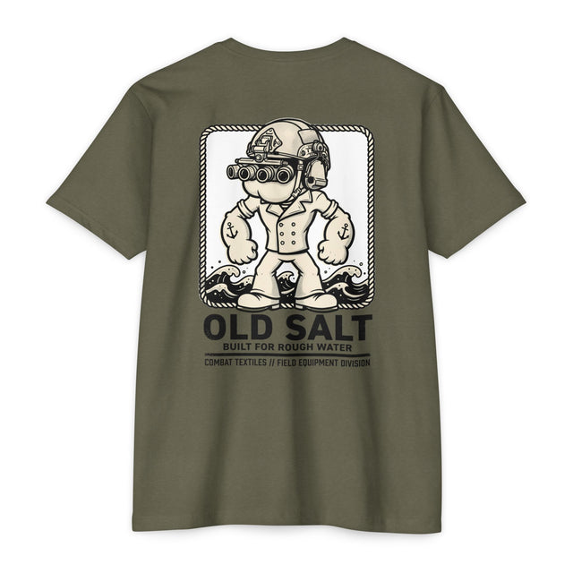 Old Salt Tee in military green — Combat Textiles